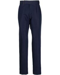 Tom Ford - Atticus Belted Tailored Trousers - Lyst