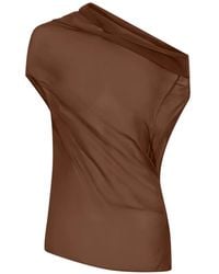 Nicholas - Ryanne Asymmetric Twisted Blouse - Lyst