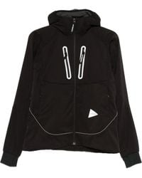 and wander - Hooded Zip-Up Jacket - Lyst