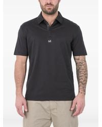 C.P. Company - Buttoned Polo Shirt - Lyst