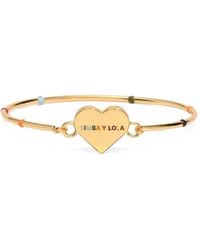 Bimba Y Lola - Rigid Bracelet With Heart-Logo And Design - Lyst