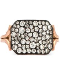 Sylva & Cie - Mini Ten Table Diamond Ring - Lyst