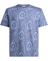 Etro - Floral Paisley T-Shirt - Lyst