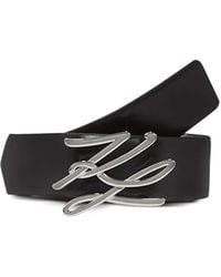 Karl Lagerfeld - K/Autograph Reversible Belt - Lyst