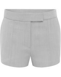 Alex Perry - Wool Mini Shorts - Lyst