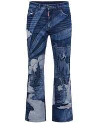 DSquared² - Roadie Patchwork Jeans - Lyst