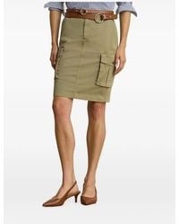 Ralph Lauren - Cargo-Pocket Mini Skirt - Lyst