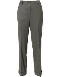P.A.R.O.S.H. - Tailored Virgin Wool-Blend Trousers - Lyst