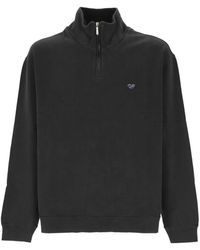 Maison Labiche - Sweat Placide À Patch Logo Et Col Zippé - Lyst
