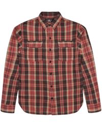 RRL - Camicia Con Motivo Tartan - Lyst