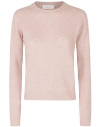 Roberto Collina - Trui Met Ronde Hals - Lyst