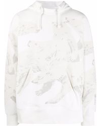 KENZO - Polar Bear-print Organic Cotton Hoodie - Lyst