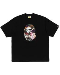 A Bathing Ape - Hybrid Camo Ape Head Relaxed-Fit T-Shirt - Lyst