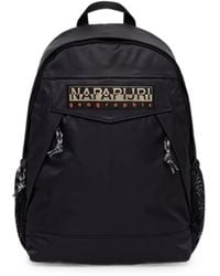 Napapijri - Olina Logo-Patch Zip-Fastening Backpack - Lyst