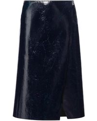 Philosophy Di Lorenzo Serafini - Glossy A-Line Skirt - Lyst
