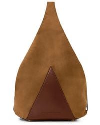 Stella McCartney - Logo-Engraved Triangular Shoulder Bag - Lyst