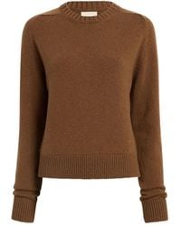 KHAITE - Nera Crew-Neck Long-Sleeve Sweater - Lyst