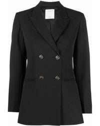 Sandro - Malory Double-breasted Blazer - Lyst