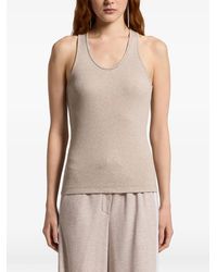 Peserico - Ribbed Tank Top - Lyst
