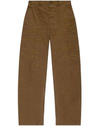 DSquared² - Ripped Loose-Fit Trousers - Lyst