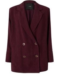 Pinko - Jack Met Dubbele Rij Knopen En Patroon - Lyst