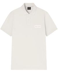ARMANI EXCHANGE - Polo Con Parche Del Logo - Lyst
