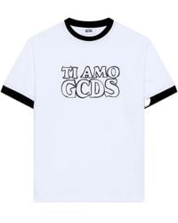 Gcds - Graphic-Print Ringer T-Shirt - Lyst