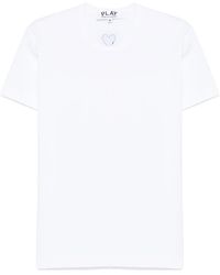 COMME DES GARÇONS PLAY - T-Shirt With Heart Application - Lyst