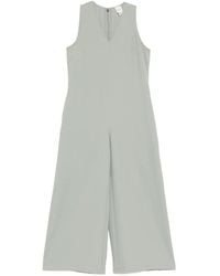 Calvin Klein - Jumpsuit Mit V-Ausschnitt - Lyst
