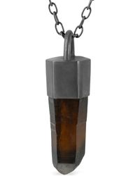 Parts Of 4 - Sterling Zilveren Talisman Halsketting Met Citrien - Lyst