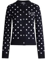 Patou - Polka-Dot Buttoned Cardigan - Lyst