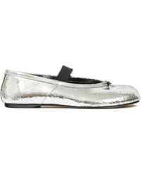 Maison Margiela - Leather Ballet Flats - Lyst