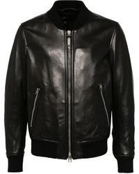 Tom Ford - レザー ボンバージャケット - Lyst
