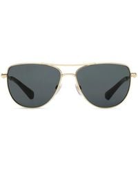 Burberry - Tortoiseshell-Effect Navigator-Frame Sunglasses - Lyst