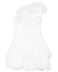 Aje. - Ruffled One-Shoulder Dress - Lyst