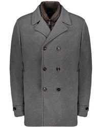 Moorer - Double-Breasted Layered Jacket - Lyst