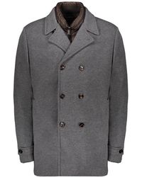 Moorer - Double-Breasted Layered Jacket - Lyst