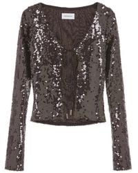 16Arlington - Elin Paillette-Embellished Cardigan - Lyst