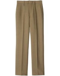 Burberry - Wool Tailored Trousers - Lyst