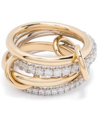 Spinelli Kilcollin - 18kt Gold Halley Diamond Linked Ring - Lyst