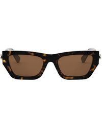 BVLGARI - Rectangle-Frame Sunglasses - Lyst