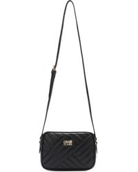 Roberto Cavalli - Quilted Logo Shoulder Bag - Lyst