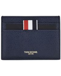 Thom Browne - Four-Bar Stripe Cardholder - Lyst
