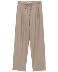 Max Mara - Pleated Drawstring Trousers - Lyst