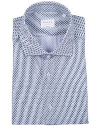 Xacus - Geometric-Print Shirt - Lyst