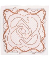 Liu Jo - Catena Seidenschal Mit Ketten-Print - Lyst