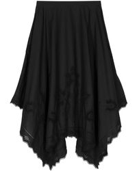 Lee Mathews - Victoria Embroidered Cotton Skirt - Lyst