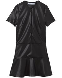 Proenza Schouler - Robe courte en cuir artificiel à volants - Lyst