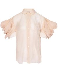 Comme des Garçons - Ruffled-Detail Shirt - Lyst