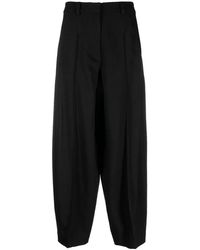 Stella McCartney - Pleat-Detail Tailored Trousers - Lyst